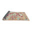 Tapis contemporain rouge / orange-675614526
