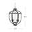4 - Light Metal Chandelier