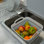 Robinet de lavabo escamotable auto-drainable