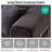 Addisin King-Size Foldable Sleeper Sofa Bed – Convertible Compression Mattress Couch with 2 Removable Bolster Armrests & 2 Pillows-811128993