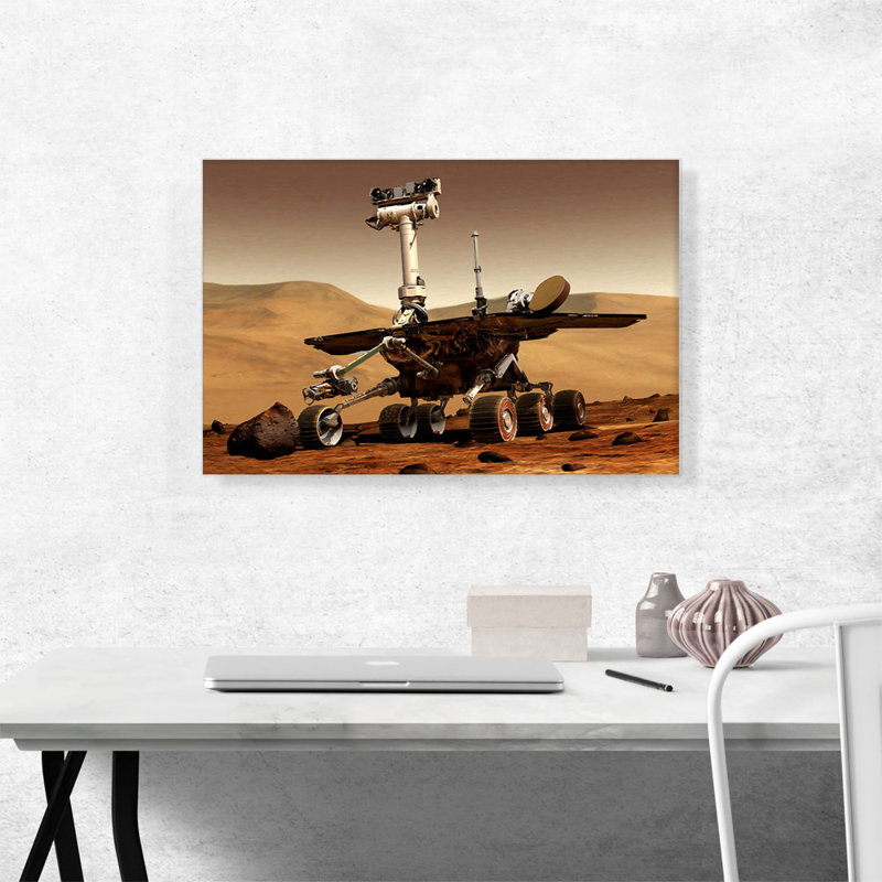 Reproduction de photo sur toile tendue NASA Mars Exploration, H 18 po x l 26 po x P 0,75 po