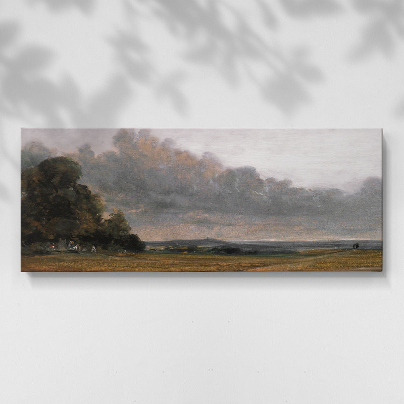 Série paysage - MLXVII - Toile tendue avec châssis - Prêt à accrocher, H 12 po x l 30 po