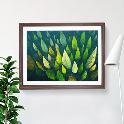 Pine Forest Tree Tops - Single Picture Frame Print