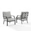 Chaise de patio avec coussins Jammi