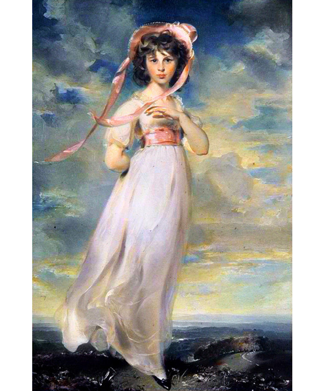 Pinkie (Sarah Barrett Moulton), 40" H x 27" W
