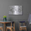 Breakwater Bay «Johnson's Map of the World» par Johnson, art mural en métal-924013198