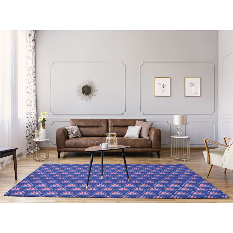 Chenille Geometric Indoor Rug, Rectangle 8' x 10'