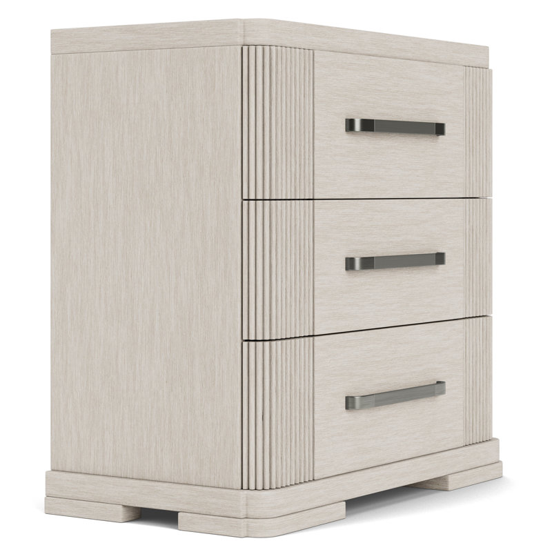 Cartrina Three Drawer Nightstand