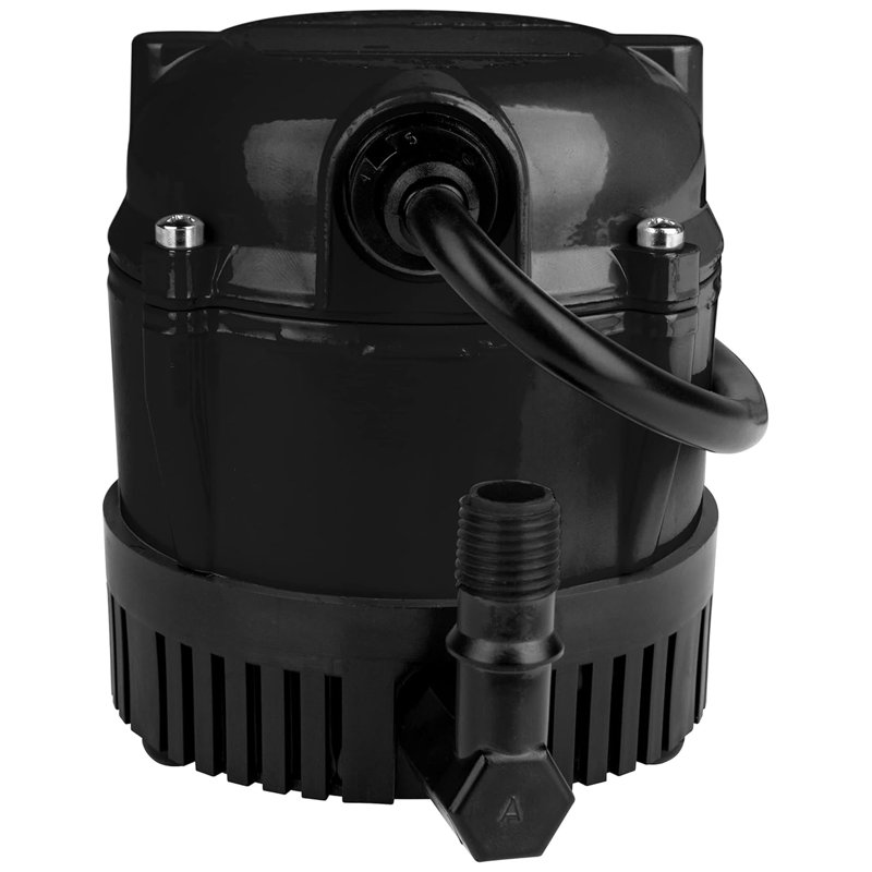 Pompe utilitaire submersible sans interrupteur en aluminium Little Giant 205 gph