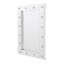 Montreal Flat Glass Beveled Lighted Wall Mirror