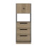 Système d'organisation avec armoire à 3 tiroirs et 2 portes Bryant