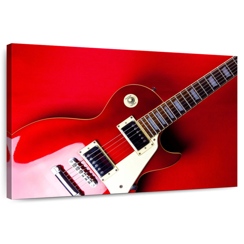 Guitare électrique Abarca Vintage Red, H 26 po x l 39 po