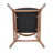 Modern Upholstered Dining Side Chairs With Curved Back & Solid Wood Legs For Dining Room/Living Room-1356450313