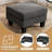 72" Upholstered Sofa Chaise-430677231