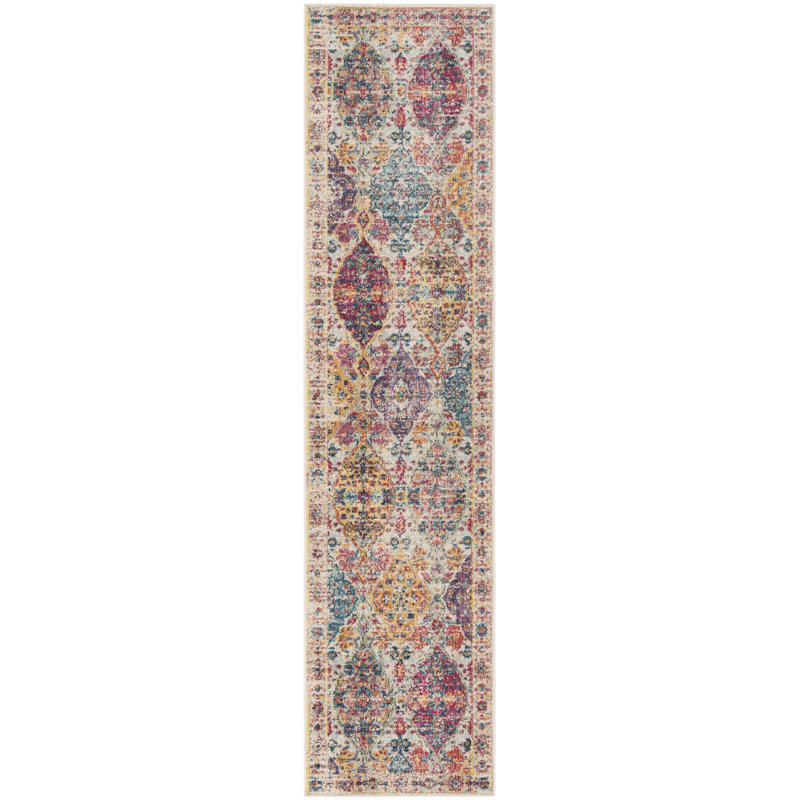 Doucet Performance Oriental Rug, Runner 2' x 12'