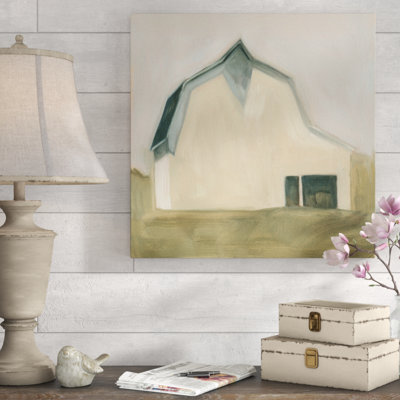 « serene grange iv », peinture sur toile tendue