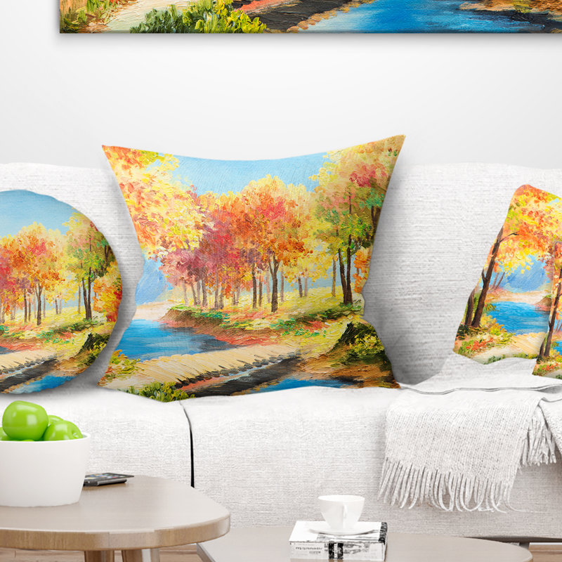 Coussin Landscape, 18 po x 18 po, Carré