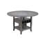 Ensemble de table de salle à manger à hauteur de comptoir 7 pièces Contemporary W Lazy Susan-970182990-970182984