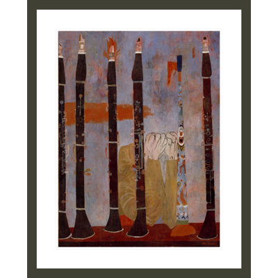 Composition for Clarinets and Tin Horn by Ben Shahn - Framed Giclee Print