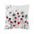 Motif floral rouge