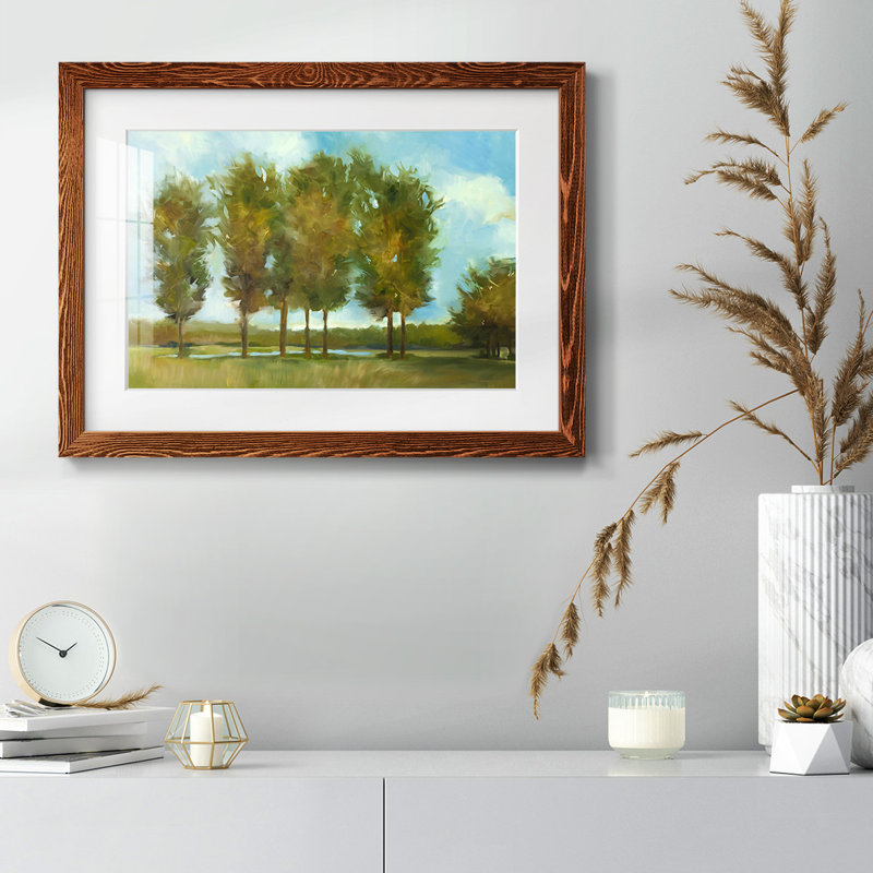 «Tall Trees», impression sur papier, Érable, H 26 po x l 38 po x P 1,5 po