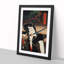 Man with a Samurai Sword by Toyohara Kunichika - Picture Frame Art Print-55576846-55576851