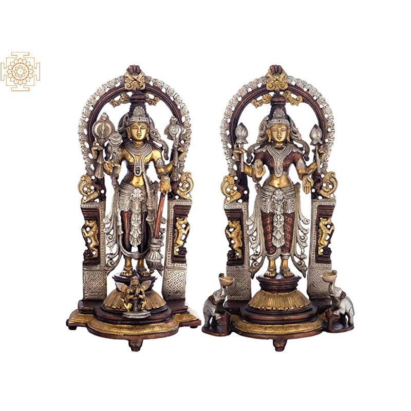 Religious & Spiritual Figurines & Sculptures, Brown Silver