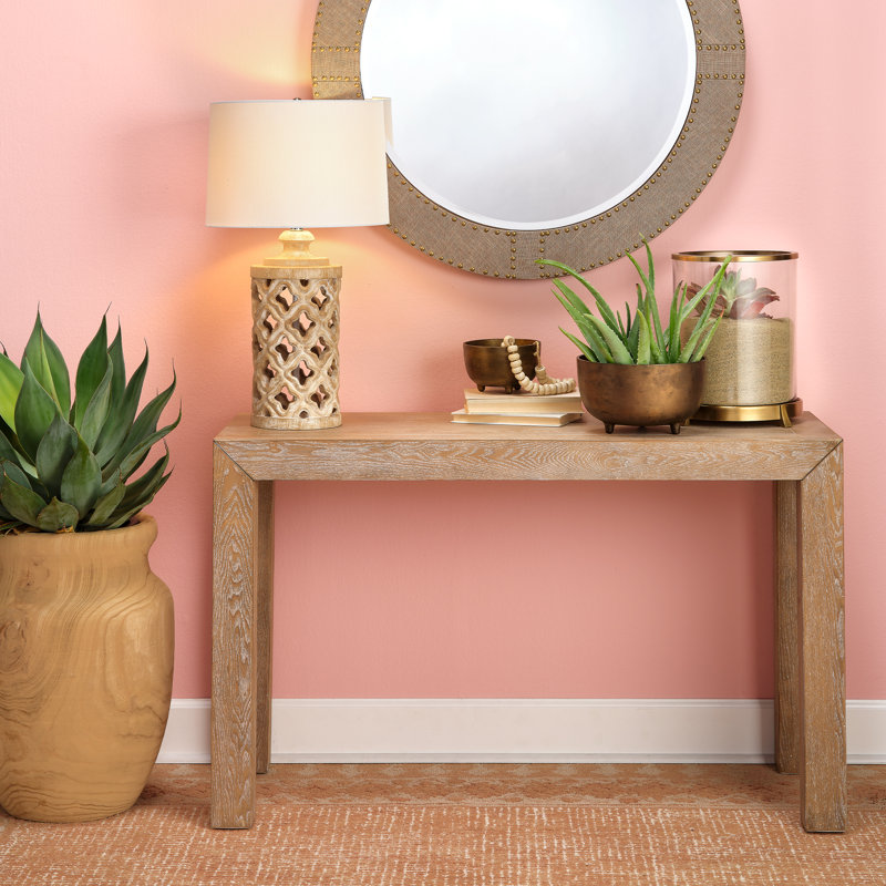 Tony 48'' Console Table, Natural Oak