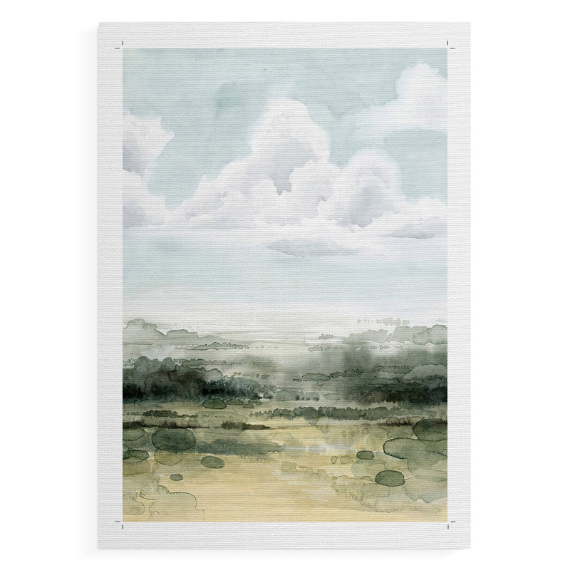 Valley High Faits II - Impression sur toile seulement - NON-CADRE, H 27 po x l 18 po