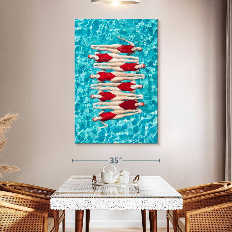 Sireci Synchronized Swimming Group, 51" H x 34" W