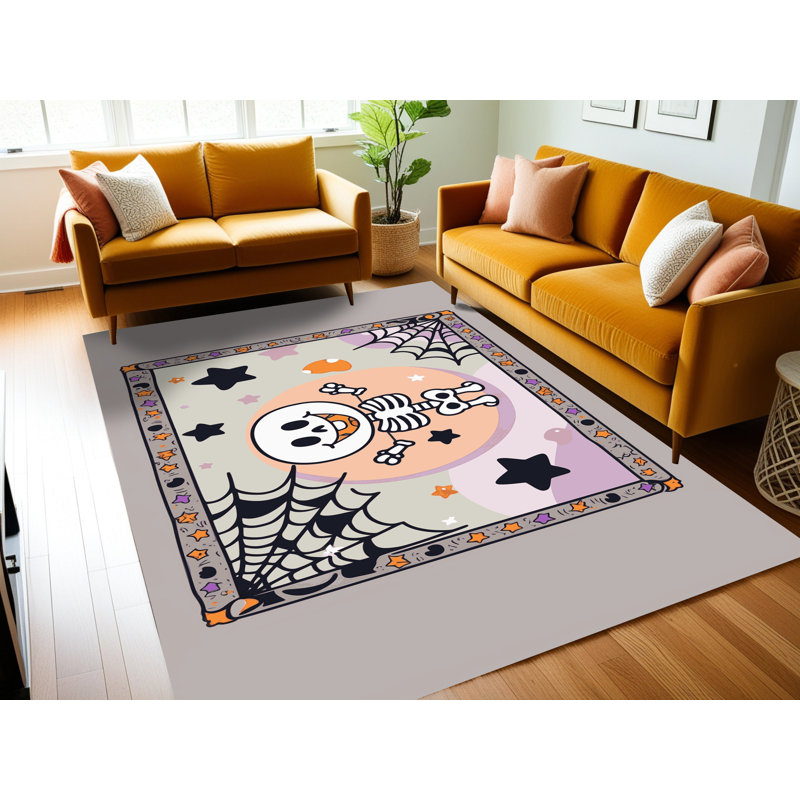 Tapis de Noël lavable The Holiday Aisle®, Rectangle 2 pi x 3 pi