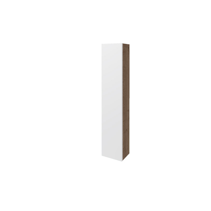 Roeper Wall Linen Cabinet, Oak Halifax Tabak, Right