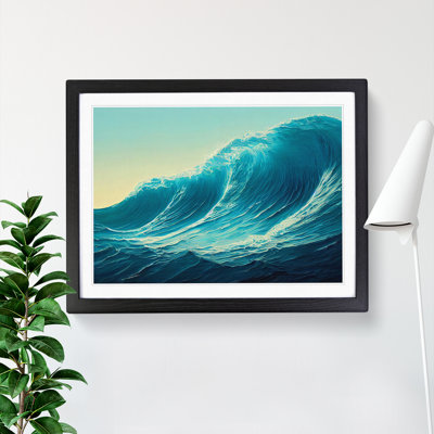 Striking Ocean Wave Vol.2 1 Piece Single Picture Frame Painting