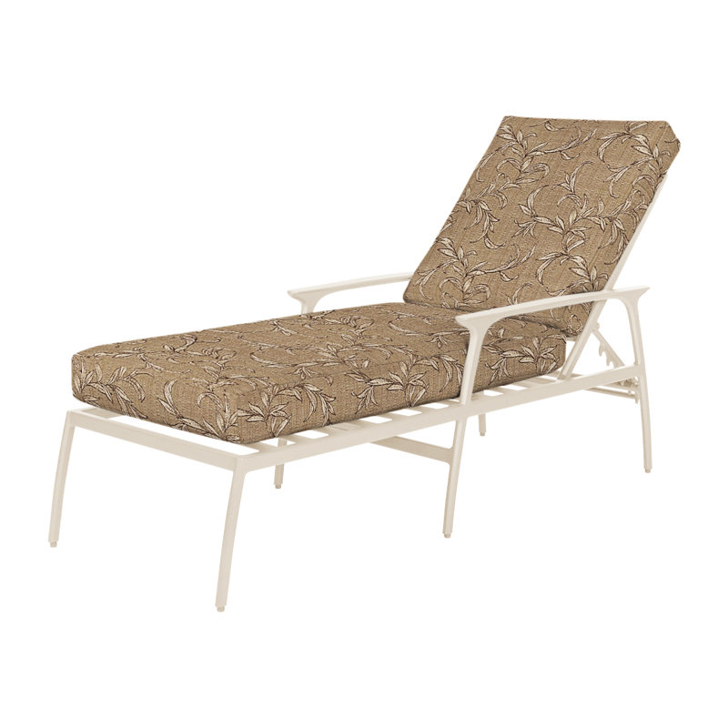 Amari Outdoor Chaise Lounge, Bessemer, Carbon