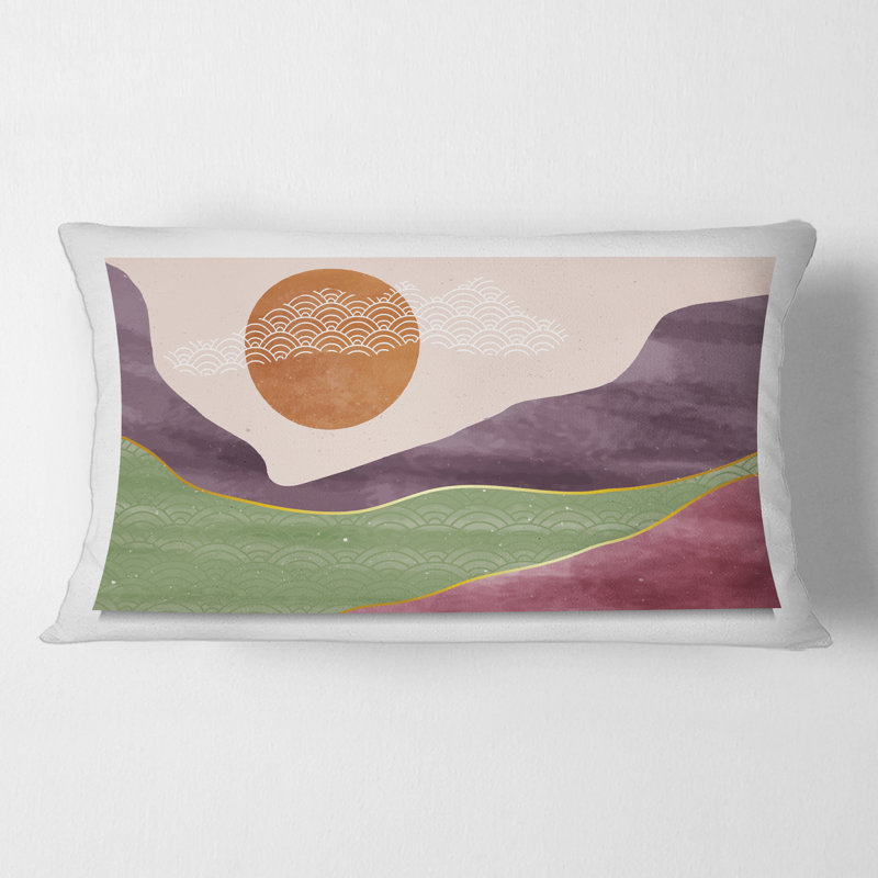 Abstract Throw Pillow