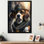 «Beagle Gangster in NYC III», impression sur toile