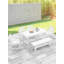 Ensemble de salle à manger en PEHD pour 6 personnes, ensemble de salle à manger de patio avec 4 chaises et 1 banc Seehill-311572021
