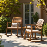 Brizio Acacia 2 - Person Patio Conversation Set with Cushions