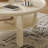 Creamy Style Cherry Wood Double-tier Coffee Table-1803666074