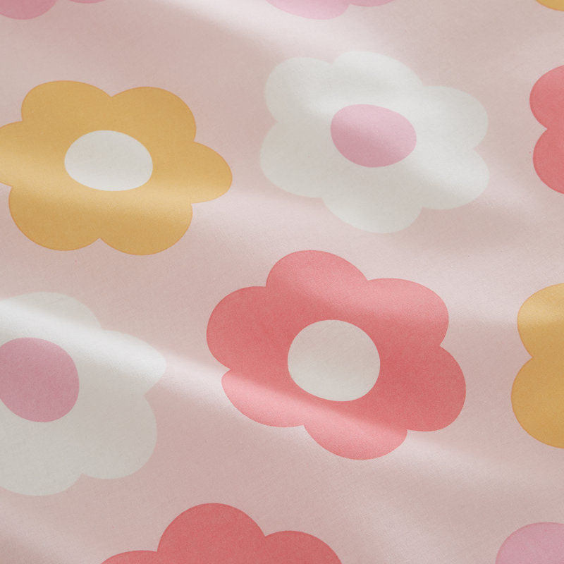 Retro Daisy Fitted Sheet, Single (3')