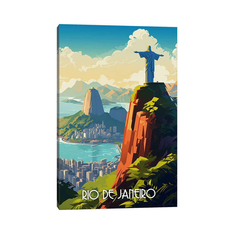 Rio de Janeiro, H 26 po x l 18 po