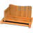 DBTech - Piece Bamboo Stainless Steel Bread Slicer Set