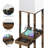 Latitude Run 63" Column Floor Lamp with Outlet and Drawer-931223447
