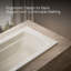 Archer 66" x 32" Drop In Soaking Acrylic Bathtub-1116214092