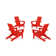 Plastic Folding Adirondack Chair