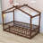 Hayti Wooden Platform Bed with Fence and Slats-1870990445-1870990441