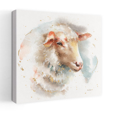Contemporary Farm Friends Iv With Animal Brown Art