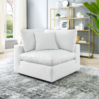 Chaise de coin en cuir Vegan