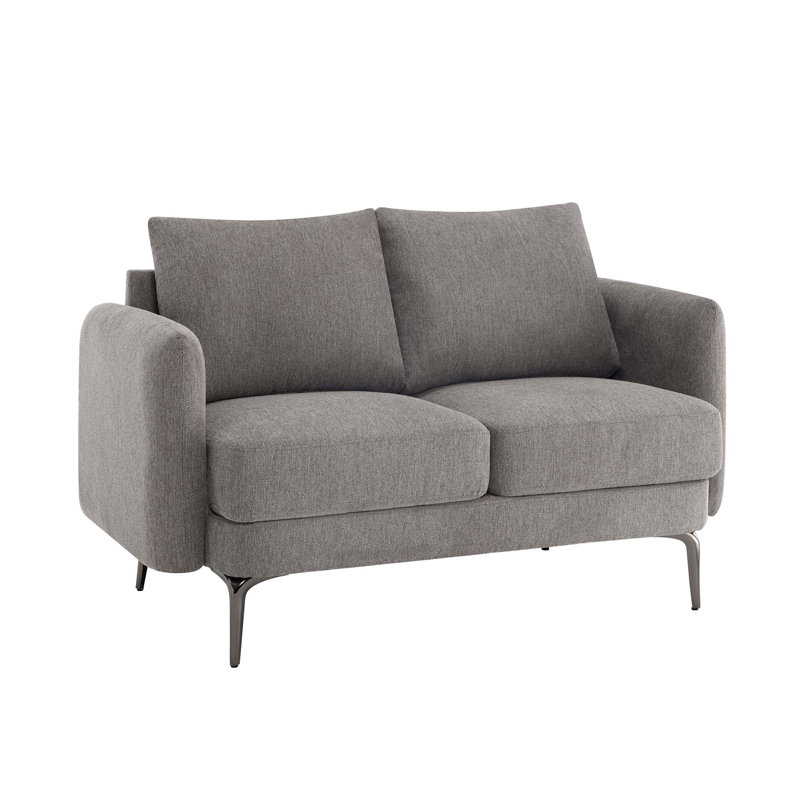 Sofia 2 Seater Fabric Sofa, Mocha