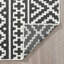 Tapis noir / blanc Southwestern-1915824078